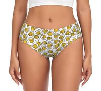 Biancheria intima da donna - Birra stampata A Comfort Stretch Mutandine bikini intimo da donna, Nero , S