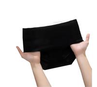 Biancheria intima da donna dal design senza cuciture, ultra sottile, in seta ghiacciata, per un comfort tutto il giorno (XL nero)