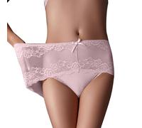 Biancheria intima da donna in pizzo, snellente, mutande da donna, a vita alta, senza cuciture, senza cuciture, a vita larga, senza show, traspirante, pantaloni invisibili, senza cuciture, mutandine in