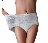 Biancheria intima da donna in pizzo, snellente, mutande da donna, a vita alta, senza cuciture, senza cuciture, a vita larga, senza show, traspirante, pantaloni invisibili, senza cuciture, mutandine in