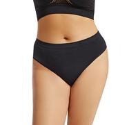 Biancheria intima da donna senza cuciture, pantaloni sportivi da donna, in cotone, taglie grandi, senza cuciture, a vita media, senza cuciture, senza cuciture, in microfibra, senza cuciture, tinta