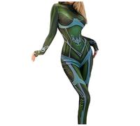 Biancheria intima da donna set lingerie per appuntamenti in hotel o a casa. Body con cavallo aperto per un uso versatile con accessori, perfetto per il piacere di qualsiasi set lingerie sexy, verde