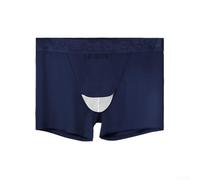 Biancheria intima da uomo, confezione da 3 boxer in seta ghiaccio con rete trasparente, supporto sottile a U convesso, tessuto elasticizzato traspirante, per uomini che cercano un comfort leggero (3XL