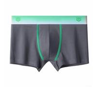 Biancheria intima da uomo in cotone ad asciugatura rapida traspirante con design a tasca per un uso confortevole (L grigio)
