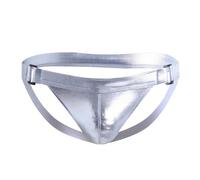 Biancheria intima da uomo Tanga Palcoscenico Night Club Performance, argento, M