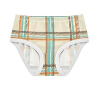 Biancheria intima del bambino del cotone organico del cotone delle ragazze per i bambini a righe colorate, Colorato, 3-4 anni