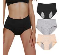 Biancheria Intima di Supporto per Pavimento Pelvico Anti-Perdita da Donna, Biancheria Intima di Supporto Pelvico, Biancheria Intima di Supporto per Prolasso, 3 pezzi A., M