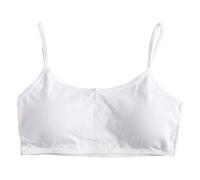 Biancheria intima morbida per adolescenti Reggiseno sportivo per bambini Reggiseno sottile con imbottitura sul petto Bralette senza cuciture Pubertà Abbigliamento quotidiano Controllo vocale Gioco