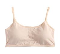 Biancheria intima morbida per adolescenti Reggiseno sportivo per bambini Reggiseno sottile con imbottitura sul petto Bralette senza cuciture Pubertà Abbigliamento quotidiano Controllo vocale Gioco