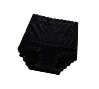 Biancheria Intima per Donna Bikini Biancheria Intima Assorbente Regolare Mutanda Contenitiva Donna Pancera Donna per Pancia (Black, L)