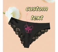 Biancheria intima personalizzata da donna. È possibile scegliere la propria immagine preferita da stampare sulla biancheria, rendendola davvero unica. Può essere utilizzata personalmente o regalata a 