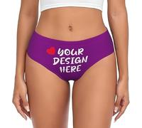 Biancheria intima personalizzata per le donne con l'immagine del viso Mutandine personalizzate Aggiungi il tuo design Perizoma personalizzato Regali divertenti per lei, Stile 16, X-Large