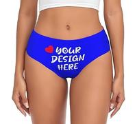 Biancheria intima personalizzata per le donne con l'immagine del viso Mutandine personalizzate Aggiungi il tuo design Perizoma personalizzato Regali divertenti per lei, Stile 3., XXX-Large