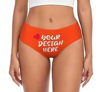 Biancheria intima personalizzata per le donne con l'immagine del viso Mutandine personalizzate Aggiungi il tuo design Perizoma personalizzato Regali divertenti per lei, Stile 14., X-Large
