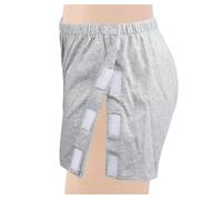 Biancheria Intima Post chirurgica da Uomo in Cotone strappare Via Slip Allattamento Completamente Aperto Post-chirurgia Recupero Boxer Biancheria Intima Riutilizzabile Stick-on Pantaloncini per