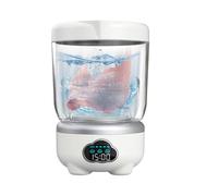 Biancheria intima ricaricabile da 1,6 litri per capi delicati, mini lavatrice compatta per calze, sensibili, ideale per appartamento, campeggio e viaggi.