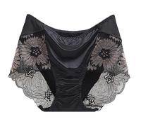 Biancheria Intima Sexy da Donna con Sollevamento Fianchi in Pizzo, Vita Alta e Alta Elasticità Mutande Ciclo Mestruale Donna Lovable Basics Donna (Black, XXL)