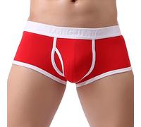 Biancheria Intima Sportiva Uomo Mutande Natalizie Uomo Divertenti Intimo Divertente Boxer da Uomo Natale Slip Boxer di Natale Animal Print Intimo Mutande per Anniversario di San Valentino
