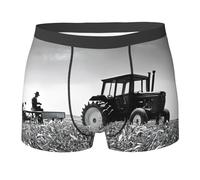 Biancheria Intima Tractor Agriculture Tranquil Print Boxer Briefs Senza Tag E Morbidi Boxer Slips Uomo XL