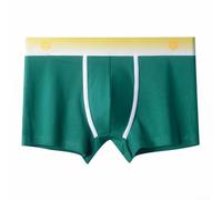 Biancheria intima traspirante da uomo in cotone ad asciugatura rapida con design a sacchetto per un uso confortevole (L verde)