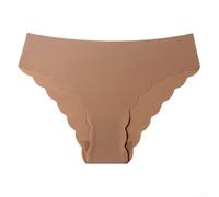 Biancheria intima triangolare traspirante da donna a vita bassa senza cuciture in seta di ghiaccio per uso quotidiano (L zucchero di coca)
