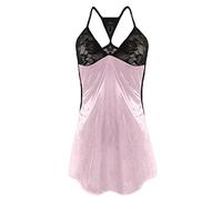 Biancheria Sexydonna Hot - Vestiti Sexydonna Hot Sexy della Biancheria da Notte della Biancheria del Pizzo dell'imbracatura della Parte Posteriore delle Signore traslucide (XL)