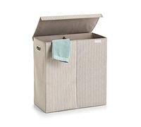 'Biancheria "Stripes, in tessuto non tessuto, colore Beige, Beige, 61,5 x 31 x 63 cm