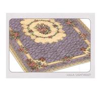 BIANCHERIA WEB - Tappeto Velour Antiscivolo Modello Bouquet By Suardi 85x150cm Lilla