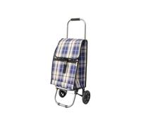 BIANCHERIAWEB Carrello Spesa con Ruote Trolley Portaspesa con Manico Amilcare Carrello Blu