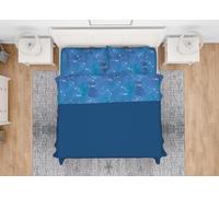 BIANCHERIAWEB Completo Lenzuola Letto In 100% Cotone Made Italy Disegno Zodiaco 25GI Maxi Zodiaco 25GI