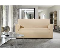 BIANCHERIAWEB Copridivano Antimacchia Elasticizzato Telo Copri Divano In Tinta Unita Poltrona Sofà Protezione Macchie Sporco Lavabile Modello Magico