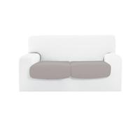 BIANCHERIAWEB Copridivano Copriseduta Sofà Elasticizzato Tinta Unita Smile Tessuto Millerighe Coppia Seduta Grigio Sassi