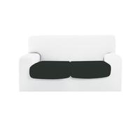 BIANCHERIAWEB Copridivano Copriseduta Sofà Elasticizzato Tinta Unita Smile Tessuto Millerighe Coppia Seduta Stone