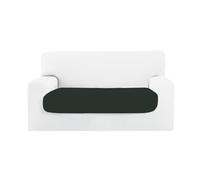 BIANCHERIAWEB Copridivano Copriseduta Sofà Elasticizzato Tinta Unita Smile Tessuto Millerighe Seduta 4 Posti Stone