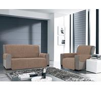 BIANCHERIAWEB Copridivano e Copripoltrona Trapuntato Modello Willy 4 Posti Biscotto