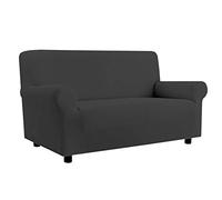 BIANCHERIAWEB Copridivano Elasticizzato Antimacchia Modello Zeno Colore Piombo 4 Posti Piombo