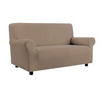 BIANCHERIAWEB Copridivano Elasticizzato Antimacchia Modello Zeno Colore Tortora 3 Posti Tortora