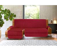 BIANCHERIAWEB Copridivano Penisola Antimacchia Antiscivolo Trapuntato Imperiale Bordeaux 240 Sinistra