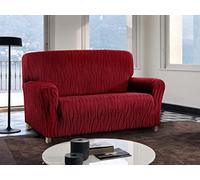 BIANCHERIAWEB Copridivano Sofà Poltrona Elasticizzato Protezione Macchie Modello Wonderful 3 Posti Bordeaux