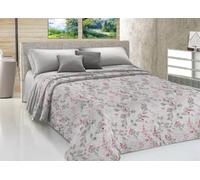 BIANCHERIAWEB Copriletto Piquet Primavera Estate 100% Cotone Sofia Disegno Vittoria 1 Piazza e Mezza Rosso