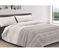 BIANCHERIAWEB Copripiumino Sacco Piumone 100% Cotone Made In Italy Disegno Padel Matrimoniale Beige