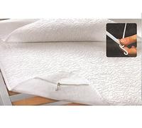 Biancheriaweb Coprirete Proteggi Rete Alba In 100% Poliestere Misura Matrimoniale, 2 Piazze, Bianco, W00528/Singolo/Coprirete Alba