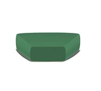 BIANCHERIAWEB Copriseduta per Divano Elasticizzato Antimacchia Genius in Tinta Unita Ang Spicchio Verde Oliva 1006