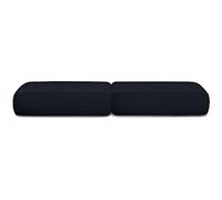 BIANCHERIAWEB Copriseduta per Divano Elasticizzato Antimacchia Genius in Tinta Unita Coppia Maxi Nero 1017