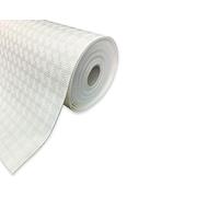 BIANCHERIAWEB Mollettone Tavolo Rettangolare Copritavolo Gommato Antiscivolo in PVC Tovaglia Proteggi Tavola Aderisce a Tutte le Superfici Protegge da Macchie e Graffi Colore Bianco