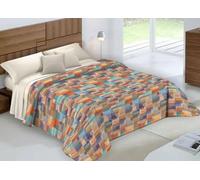 BIANCHERIAWEB Quilt Trapuntino Piumino Estivo 100gr/mq Microfibra Diadema Sfumato Matrimoniale Multicolore D9
