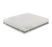 BIANCHERIAWEB - Rinnova Materasso Topper Coprimaterasso Correttivo Antibatterico Memory Silver Singolo Silver
