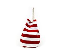 BIANCHERIAWEB Sacca Mare Zaino Borsone Grande Spiaggia Piscina Beach Stripe A Righe Sacca Rosso