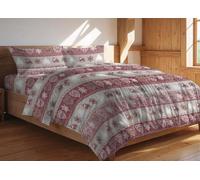 BIANCHERIAWEB Sacco Copripiumino In 100% Cotone Made Italy Disegno Stelvio Piazza E Mezza Stelvio