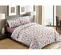 BIANCHERIAWEB Sacco Copripiumino Parure Piumino e Federa in 100% Cotone Made in Italy Completo Piumone